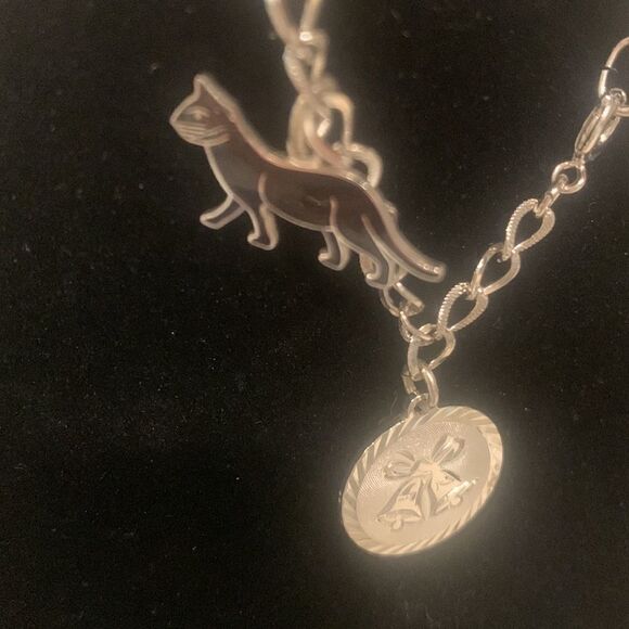 Vintage Sterling Charm Bracelet - Picture 6 of 8